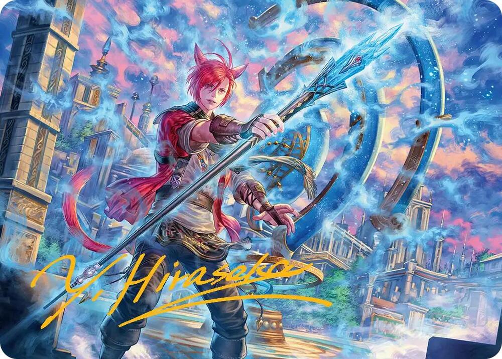 19/53 - G'raha Tia, Scion Reborn Art Card [FINAL FANTASY: Art Series] [Gold-Stamped]