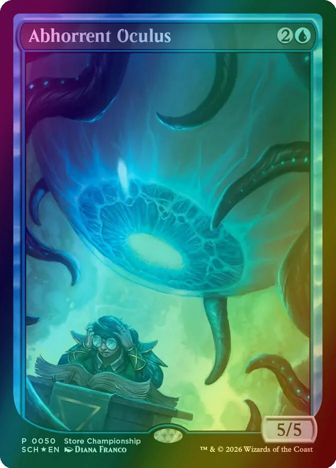 Abhorrent Oculus [50] [Textless] [Store Championships] [Foil]