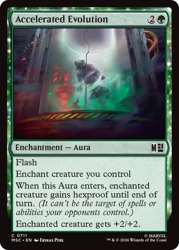 Accelerated Evolution [711] [Jumpstart] [Marvel Super Heroes: Commander] [Non-Foil]