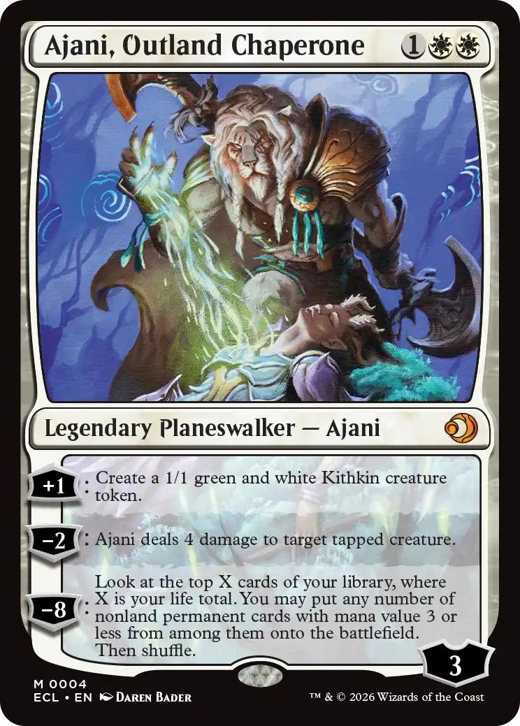 Ajani, Outland Chaperone [4] [Lorwyn Eclipsed] [Non-Foil]