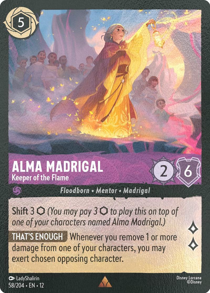 Alma Madrigal - Keeper of the Flame - 58/204 [Wilds Unknown] [Cold Foil]