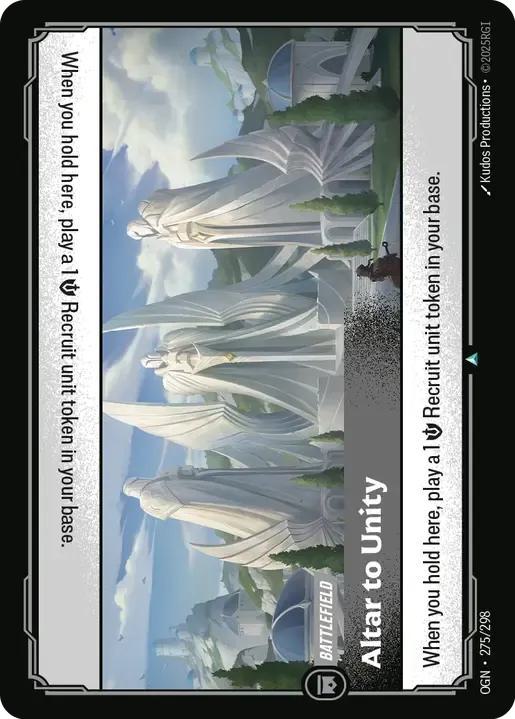 Altar to Unity - 275/298 [Origins] [Non-Foil]