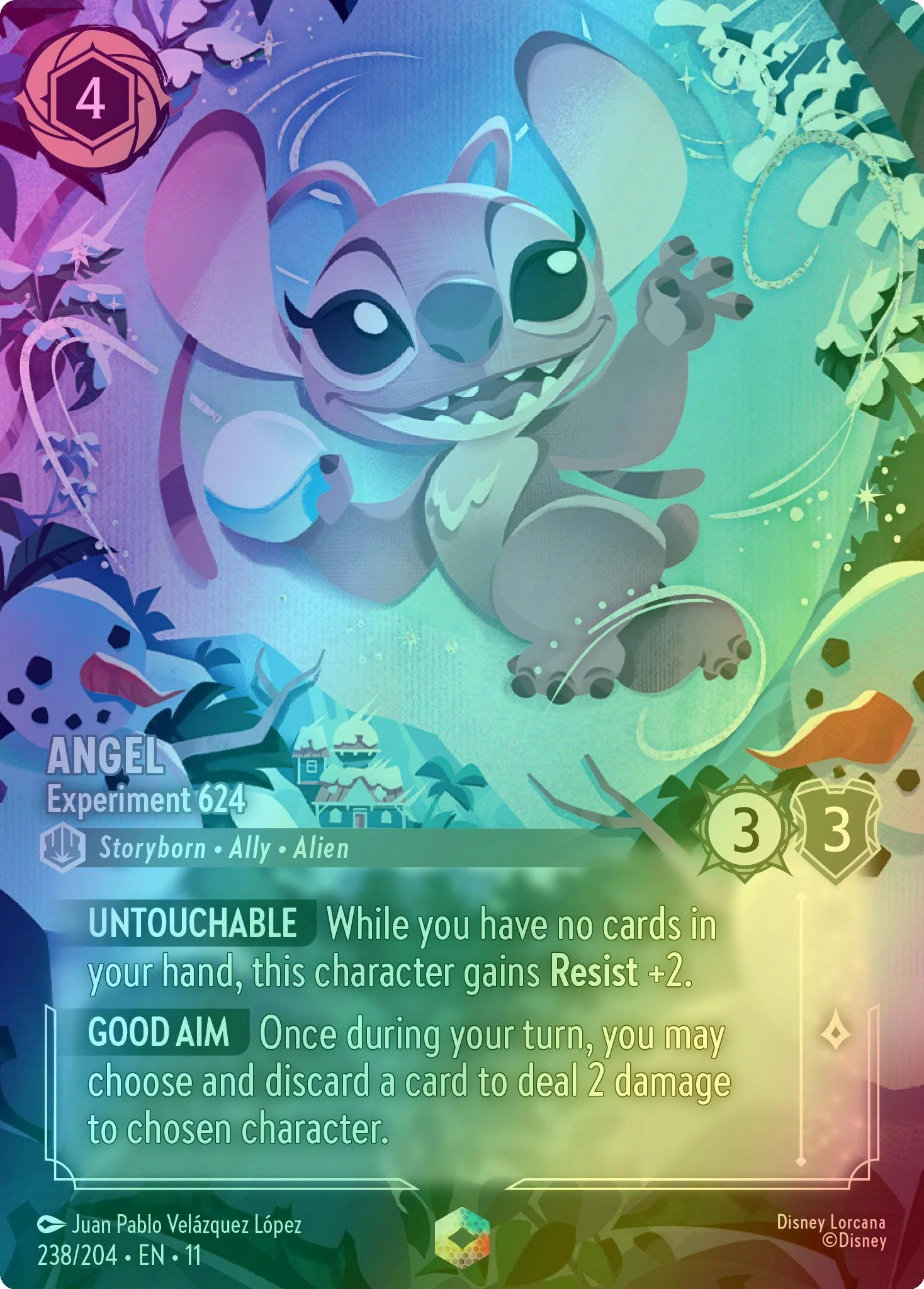 Angel - Experiment 624 (Enchanted) - 238/204 [Winterspell] [Holofoil]