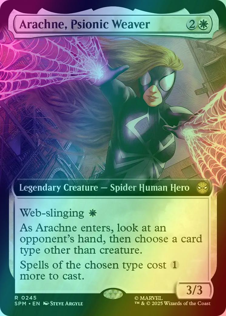 Arachne, Psionic Weaver [245] [Extended Art] [Marvel's Spider-Man] [Foil]
