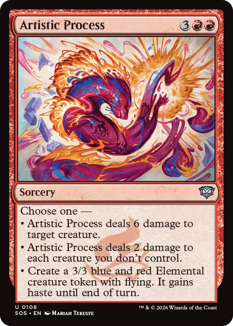 Artistic Process [108] [Secrets of Strixhaven] [Non-Foil]