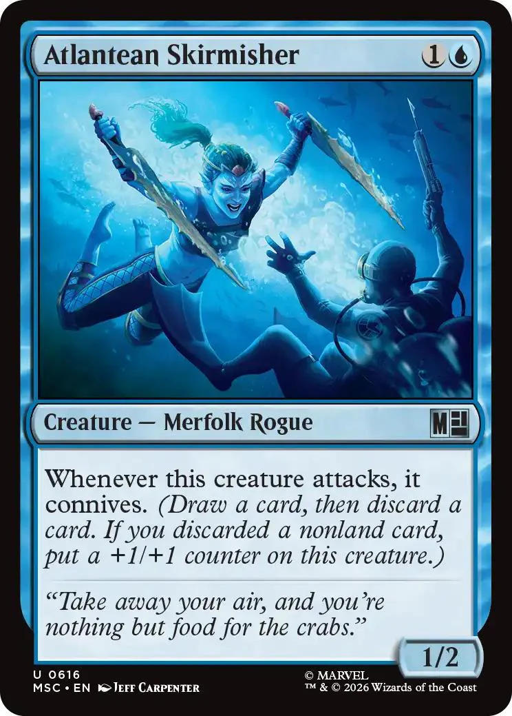 Atlantean Skirmisher [616] [Jumpstart] [Marvel Super Heroes: Commander] [Non-Foil]