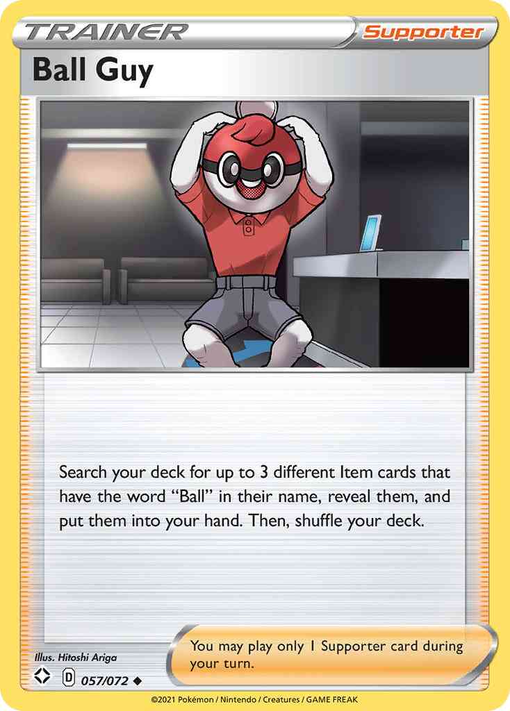Ball Guy - 057/072 - Uncommon [swsh45-057] [Non-Holo]