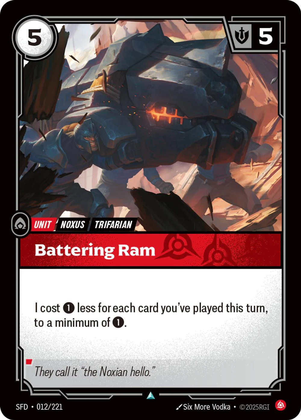 Battering Ram - 012/221 [Spiritforged] [Non-Foil]