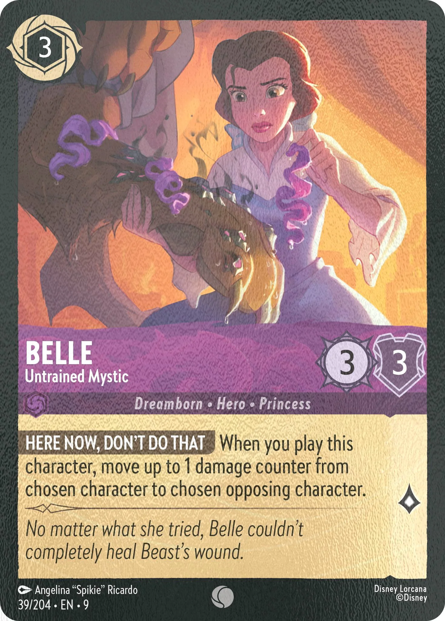 Belle - Untrained Mystic - 39/204 [Fabled] [Cold Foil]