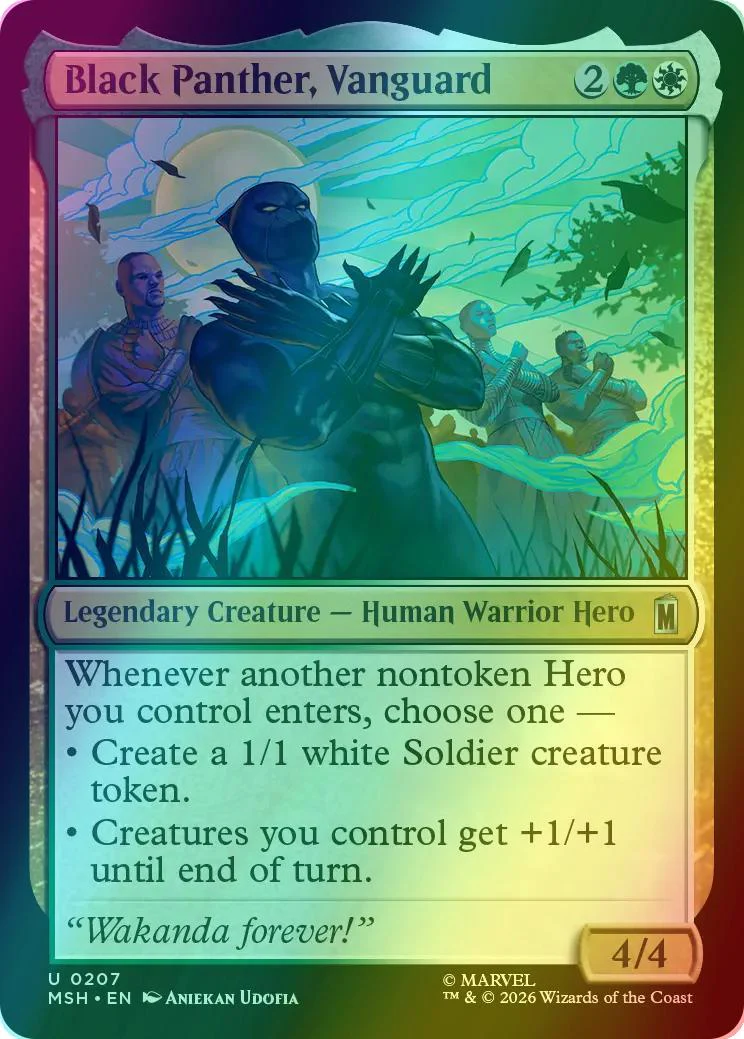 Black Panther, Vanguard [207] [Marvel Super Heroes] [Foil]