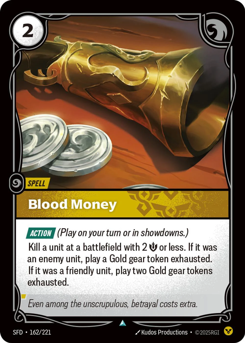 Blood Money - 162/221 [Spiritforged] [Non-Foil]