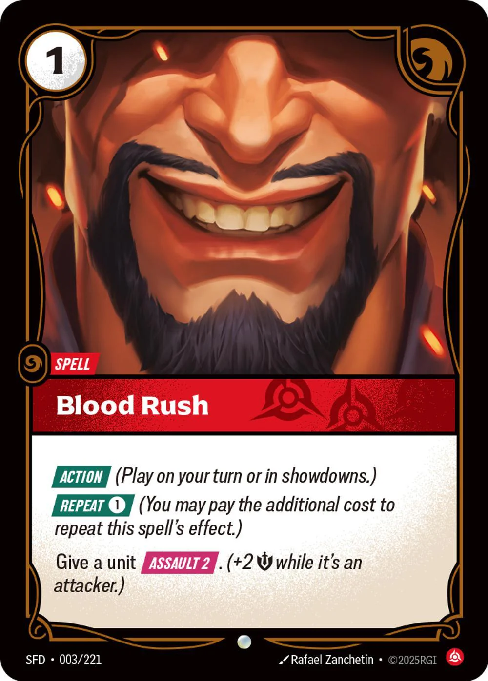Blood Rush - 003/221 [Spiritforged] [Non-Foil]