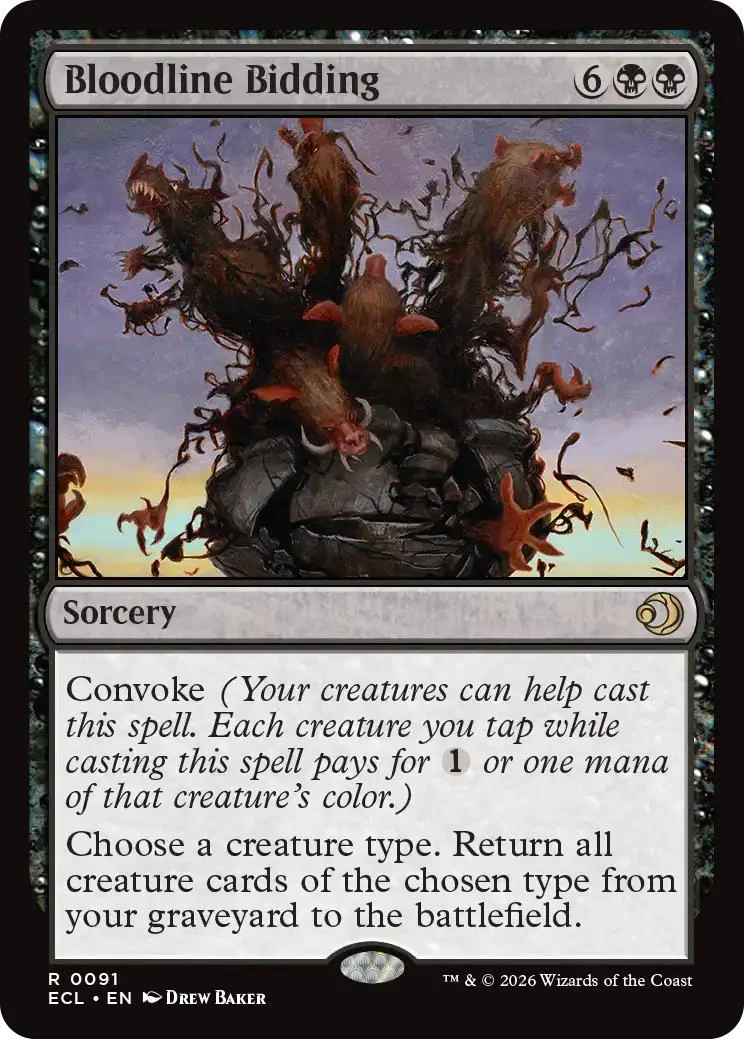 Bloodline Bidding [91] [Lorwyn Eclipsed] [Non-Foil]