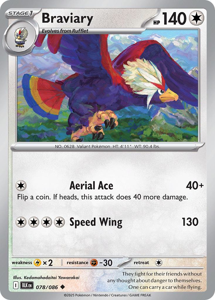 Braviary - 078/086 - Uncommon [sv105b-078] [Non-Holo]