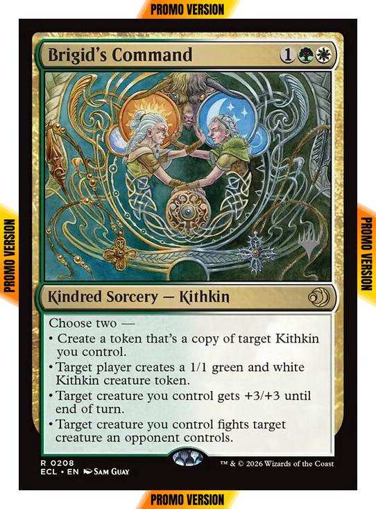 Brigid's Command [208p] [Promo Pack] [Lorwyn Eclipsed: Promos] [Non-Foil]
