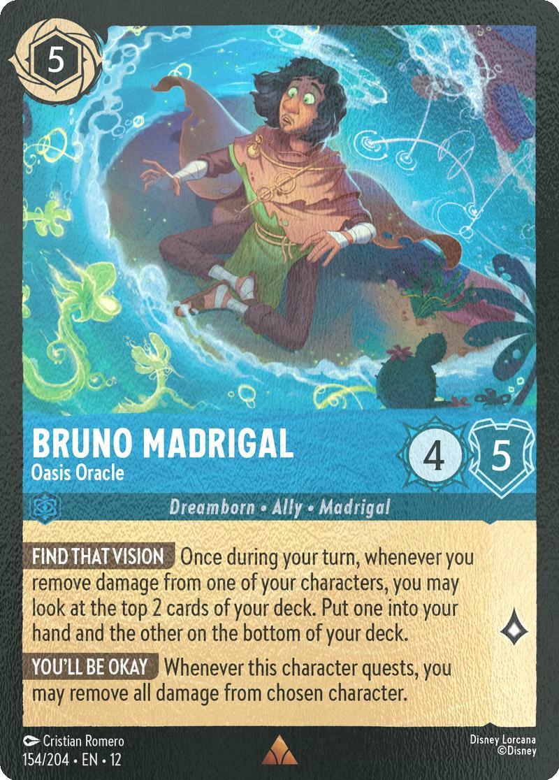 Bruno Madrigal - Oasis Oracle - 154/204 [Wilds Unknown] [Cold Foil]