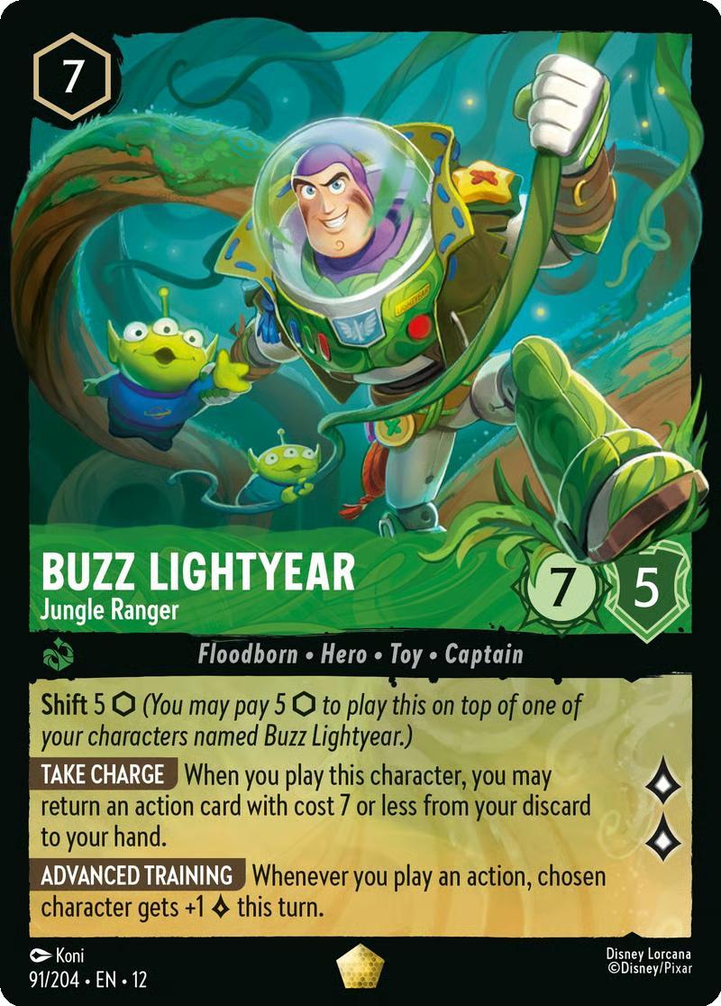 Buzz Lightyear - Jungle Ranger - 91/204 [Wilds Unknown] [Non-Foil]