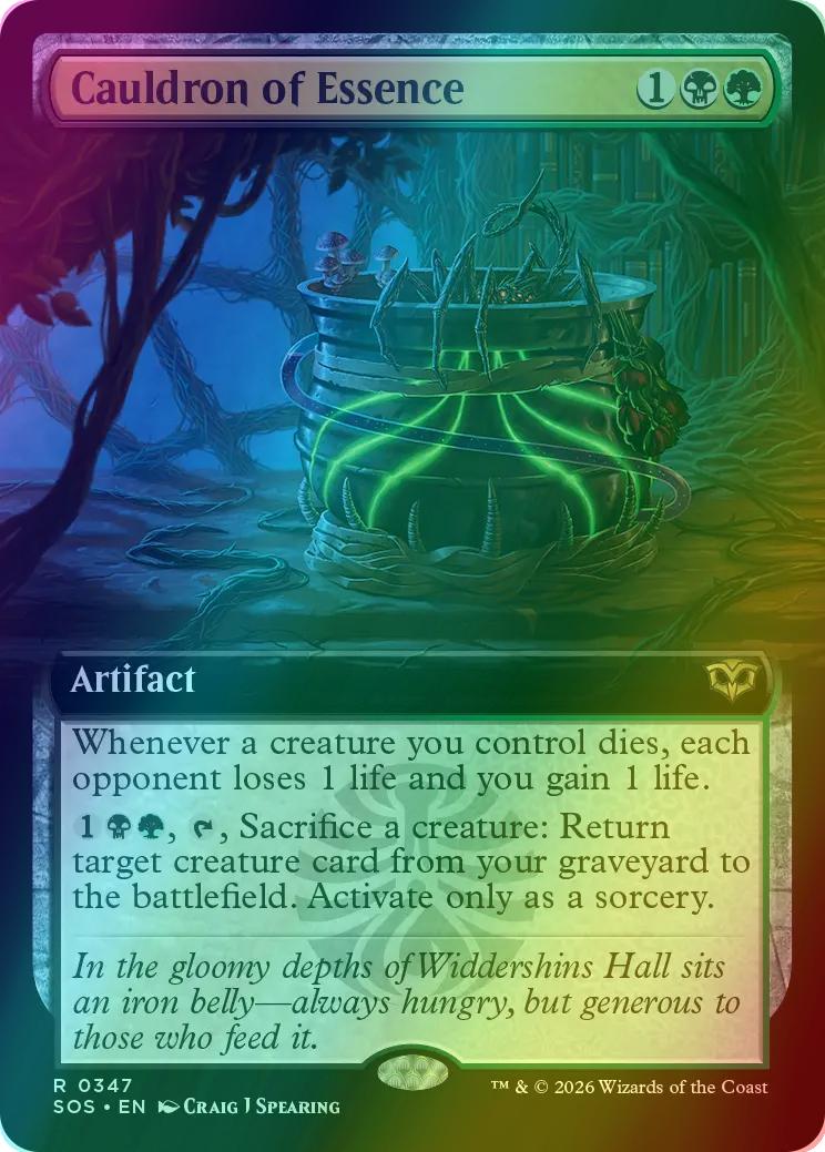 Cauldron of Essence [347] [Extended Art] [Secrets of Strixhaven] [Foil]