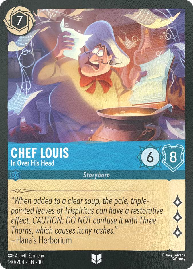 Chef Louis - In Over His Head - 140/204 [Whispers in the Well] [Cold Foil]