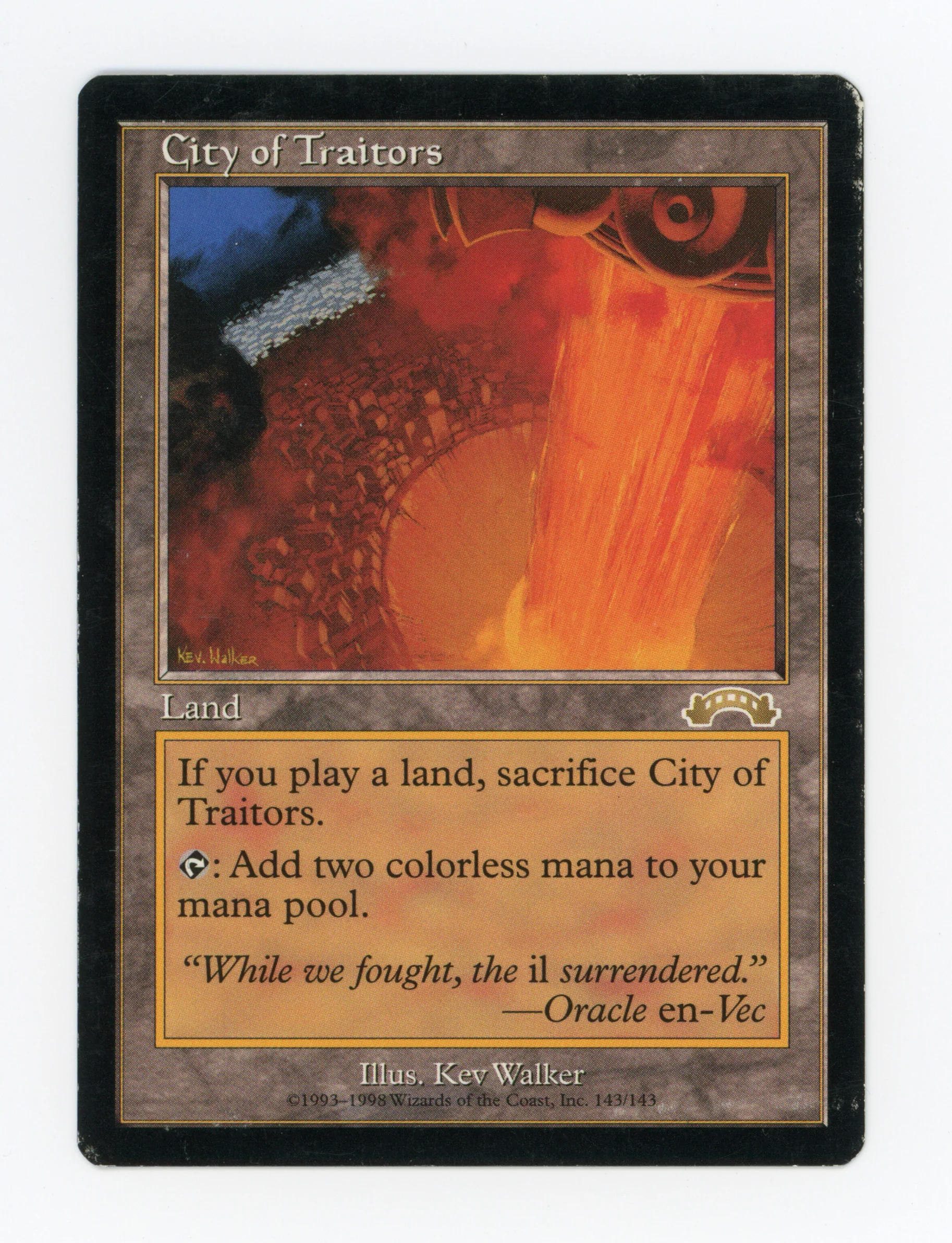 City of Traitors — Damaged — ID 17018