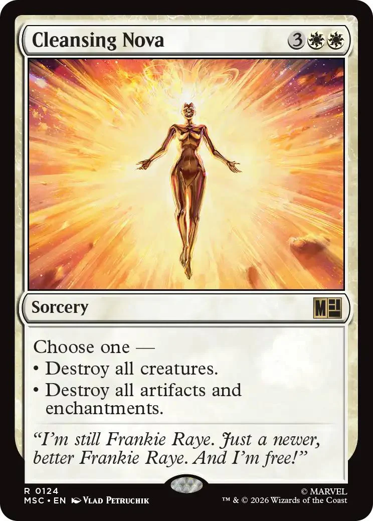 Cleansing Nova [124] [Marvel Super Heroes: Commander] [Non-Foil]