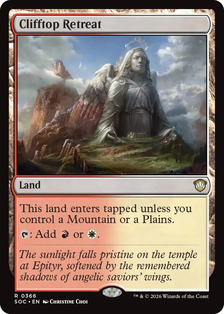 Clifftop Retreat [366] [Secrets of Strixhaven: Commander] [Non-Foil]