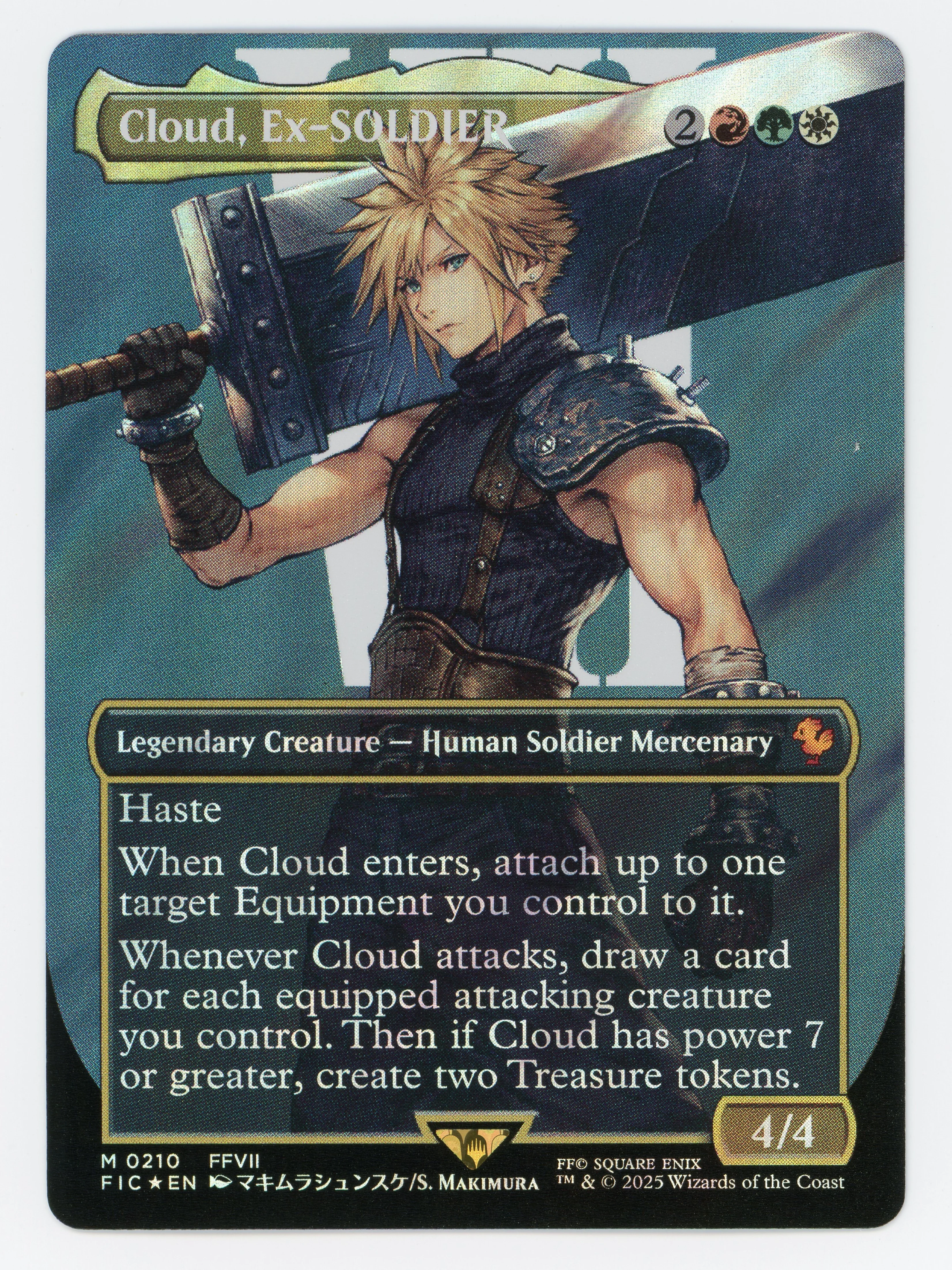 Cloud, Ex-SOLDIER — Borderless|Character|Surge Foil — ID 16109