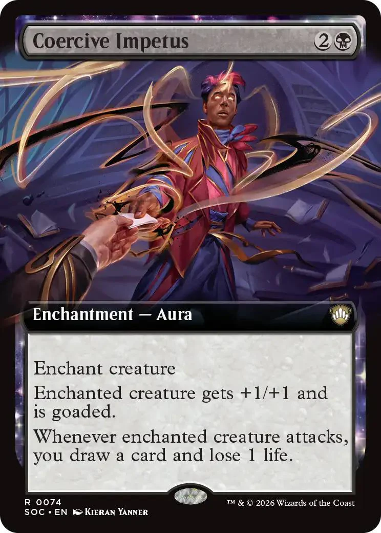 Coercive Impetus [74] [Extended Art] [Secrets of Strixhaven: Commander] [Non-Foil]