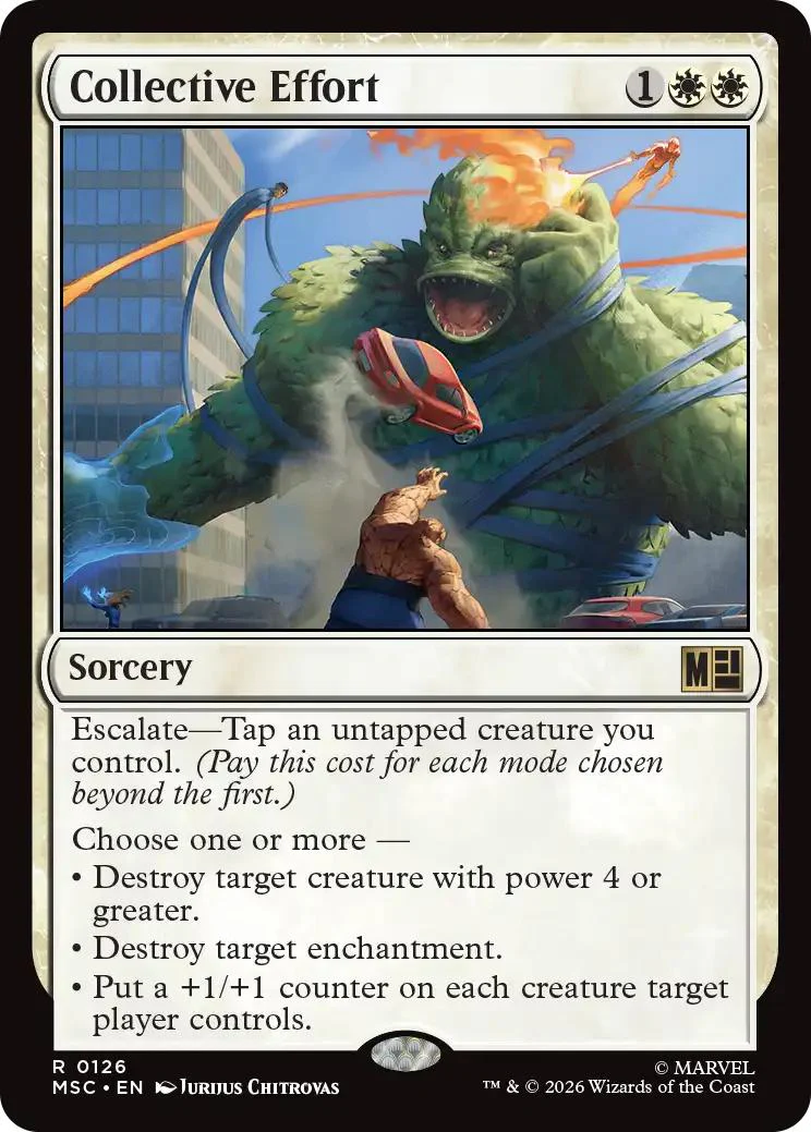 Collective Effort [126] [Marvel Super Heroes: Commander] [Non-Foil]