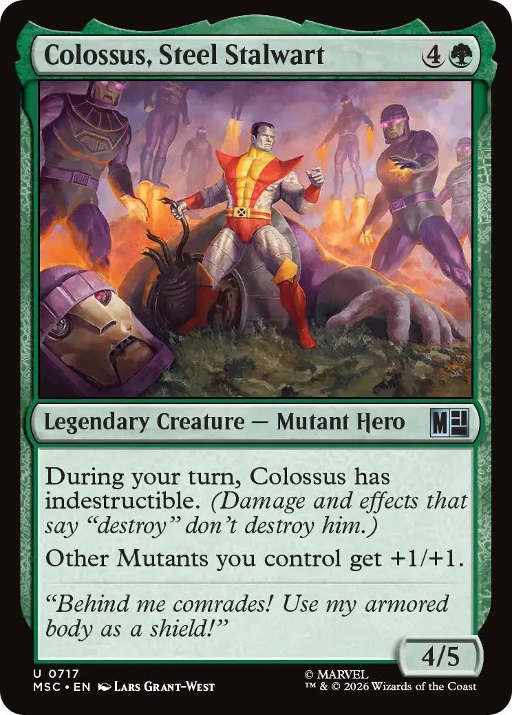 Colossus, Steel Stalwart [717] [Jumpstart] [Marvel Super Heroes: Commander] [Non-Foil]