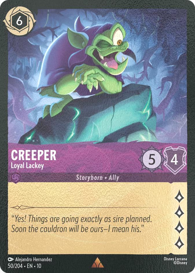 Creeper - Loyal Lackey - 50/204 [Whispers in the Well] [Cold Foil]