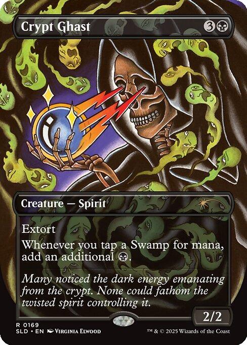 Crypt Ghast [0169] [Borderless] [Inked] [Secret Lair Drop] [Non-Foil]