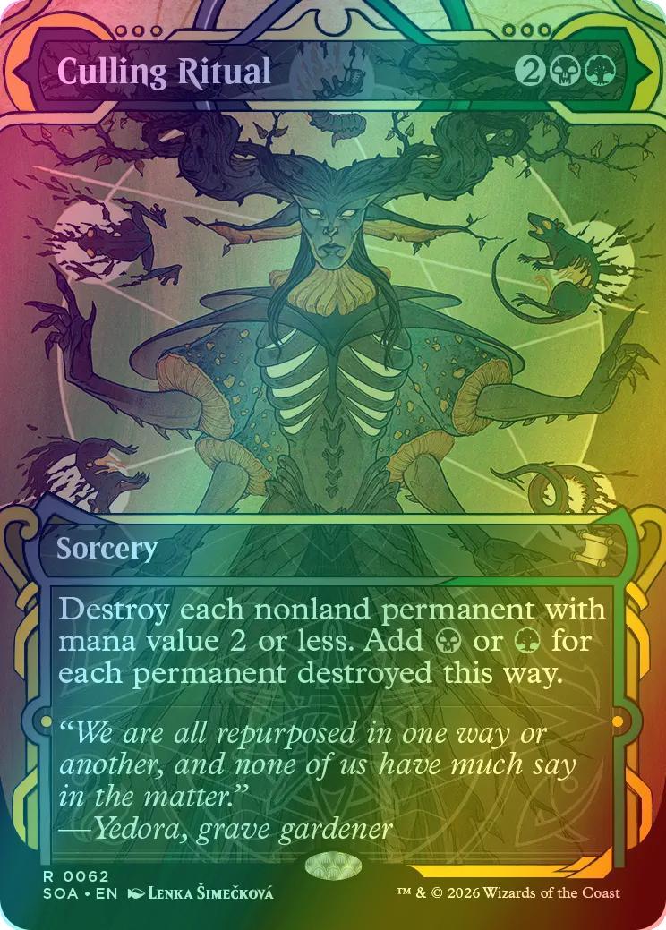 Culling Ritual [62] [Showcase] [Secrets of Strixhaven: Mystical Archive] [Foil]