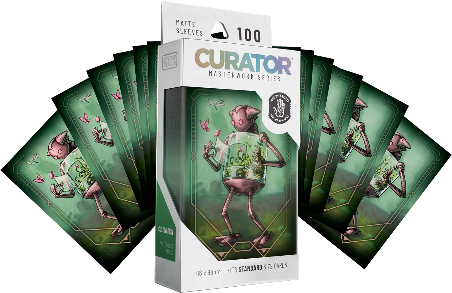 Curator Masterwork Series Sleeves - Standard Size - 100ct - Brittany Bowman - Cultivation