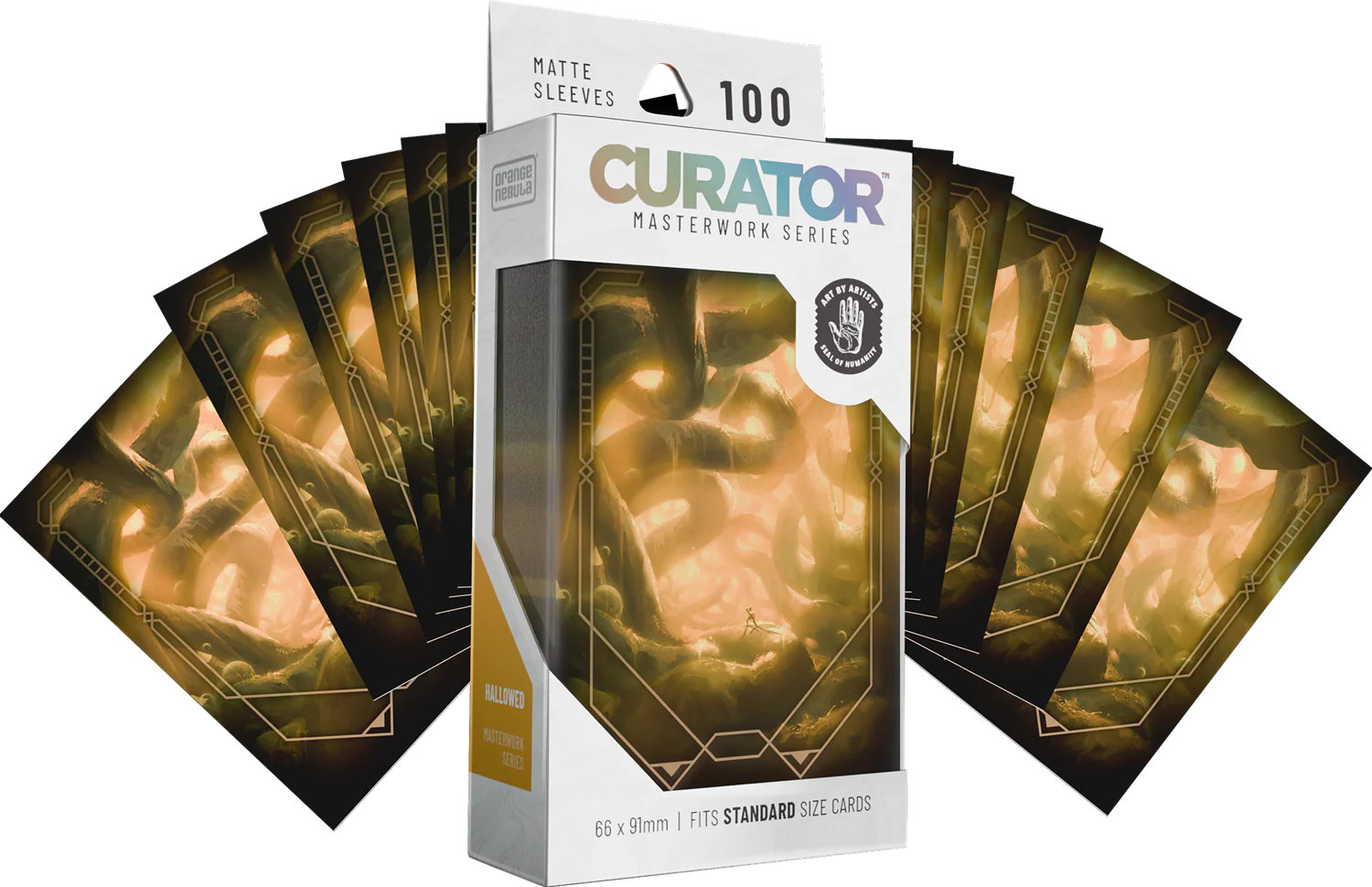 Curator Masterwork Series Sleeves - Standard Size - 100ct - Sergio Chaves - Hallowed - Image 2