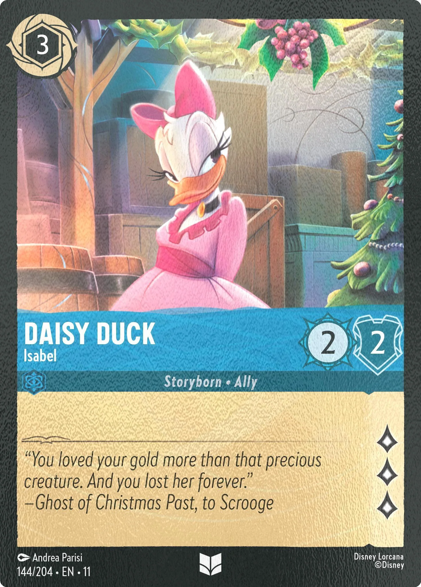 Daisy Duck - Isabel - 144/204 [Winterspell] [Cold Foil]