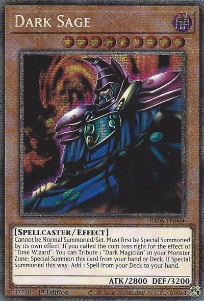 Dark Sage - RA05-EN004 - Starlight Rare - 1st Edition