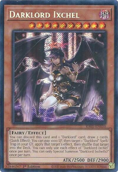 Darklord Ixchel - RA05-EN010 - Secret Rare - 1st Edition