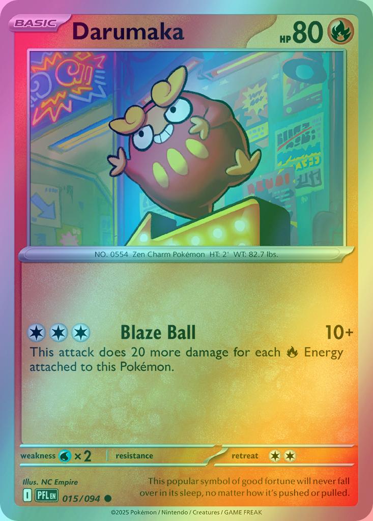Darumaka - 015/094 - Common [me02-015] [Reverse Holo]