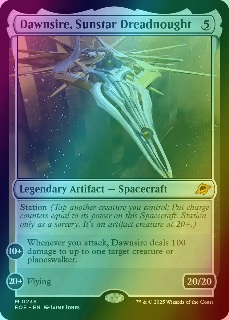 Dawnsire, Sunstar Dreadnought [238] [Edge of Eternities] [Foil]