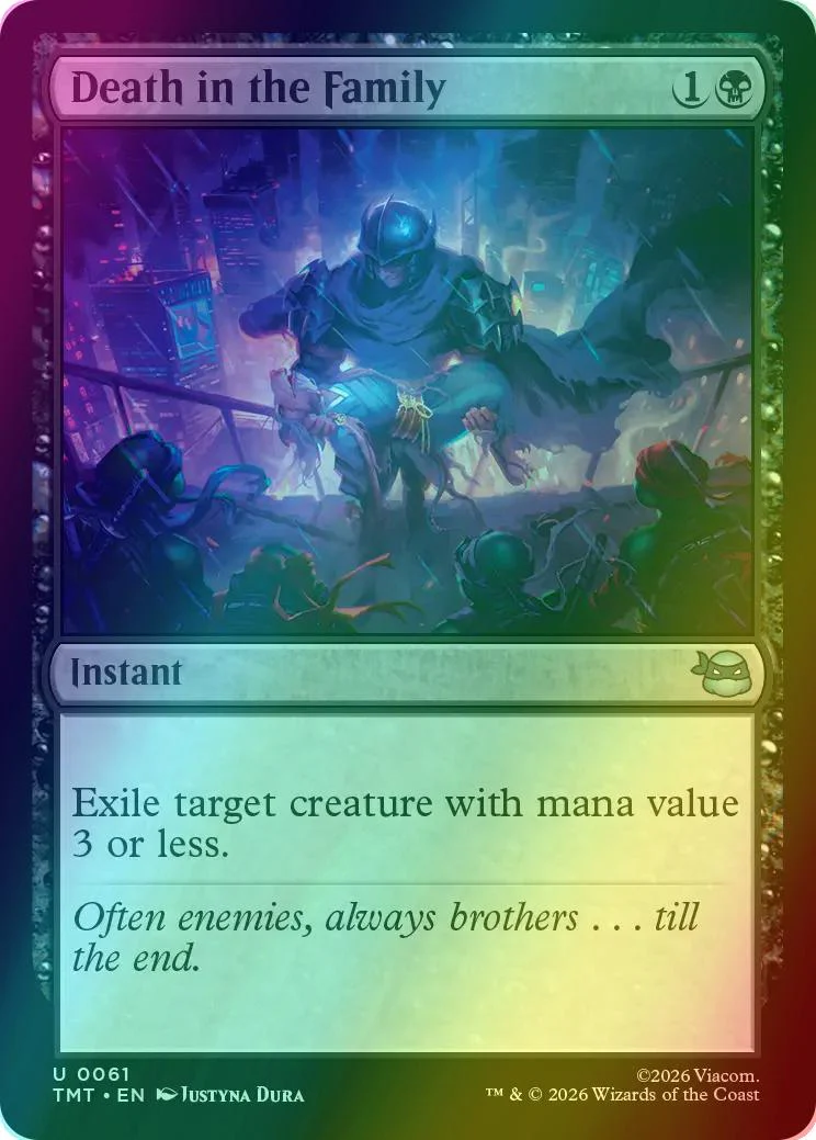 Death in the Family [61] [Teenage Mutant Ninja Turtles] [Foil]