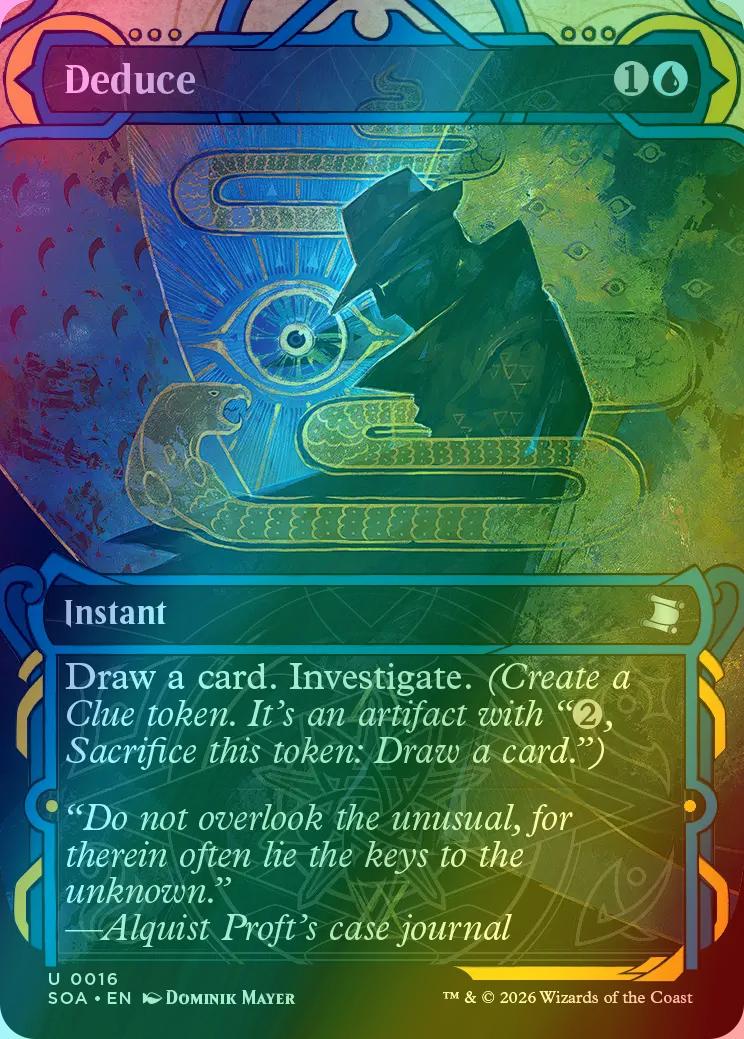 Deduce [16] [Showcase] [Secrets of Strixhaven: Mystical Archive] [Foil]