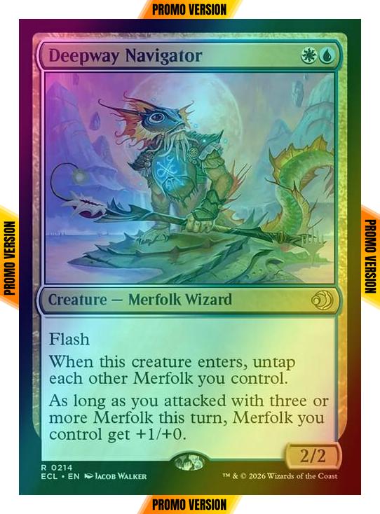 Deepway Navigator [214p] [Promo Pack] [Lorwyn Eclipsed: Promos] [Foil]