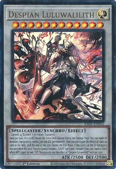 Despian Luluwalilith - RA05-EN042 - Ultra Rare - 1st Edition