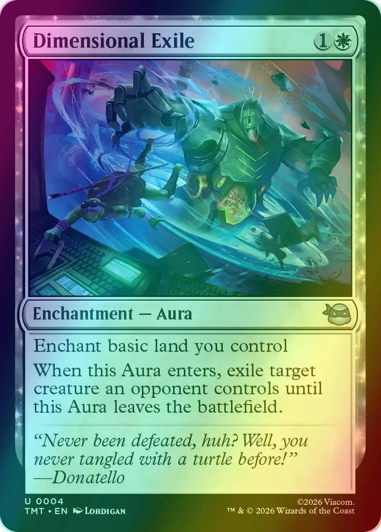 Dimensional Exile [4] [Teenage Mutant Ninja Turtles] [Foil]