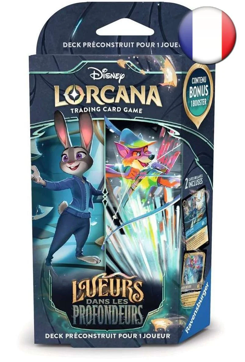 Disney Lorcana: Whispers in the Well - Starter Deck - Sapphire & Steel - French