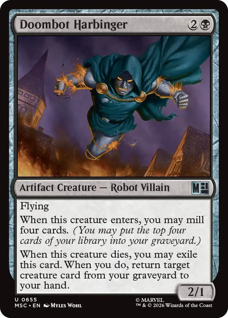 Doombot Harbinger [655] [Jumpstart] [Marvel Super Heroes: Commander] [Non-Foil]