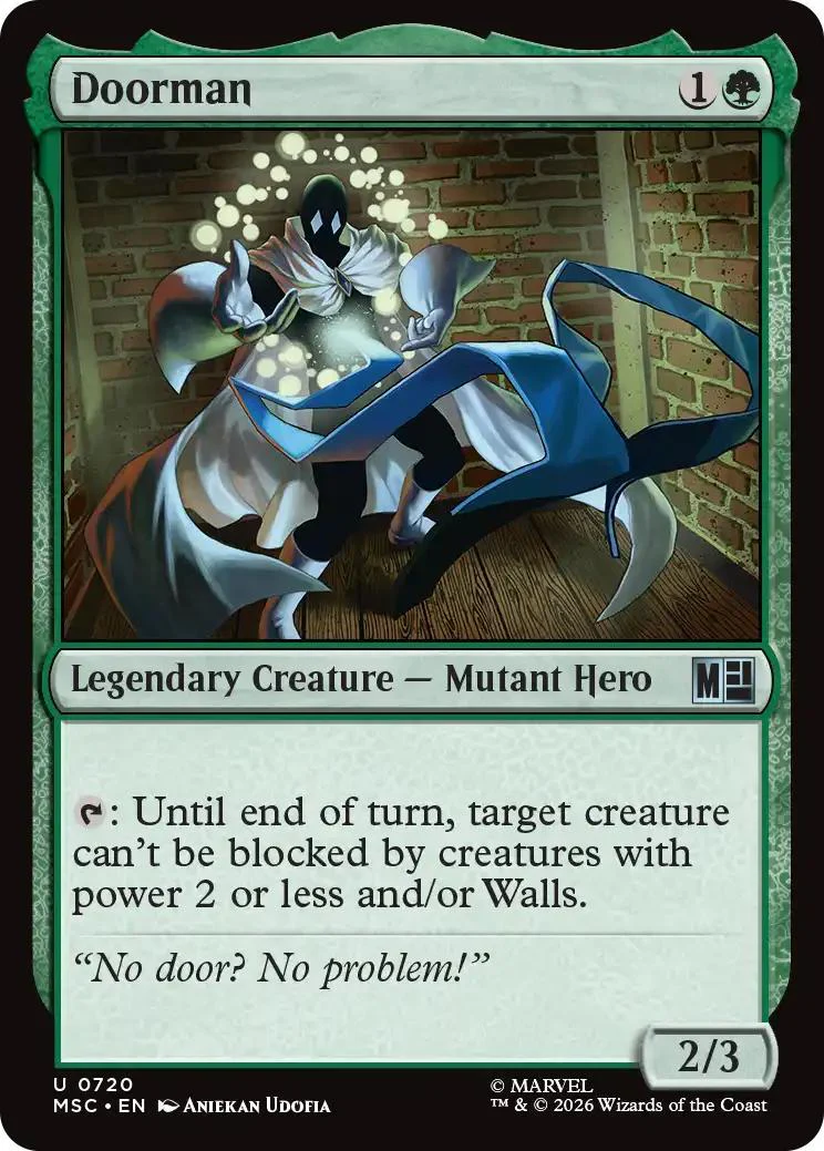 Doorman [720] [Jumpstart] [Marvel Super Heroes: Commander] [Non-Foil]