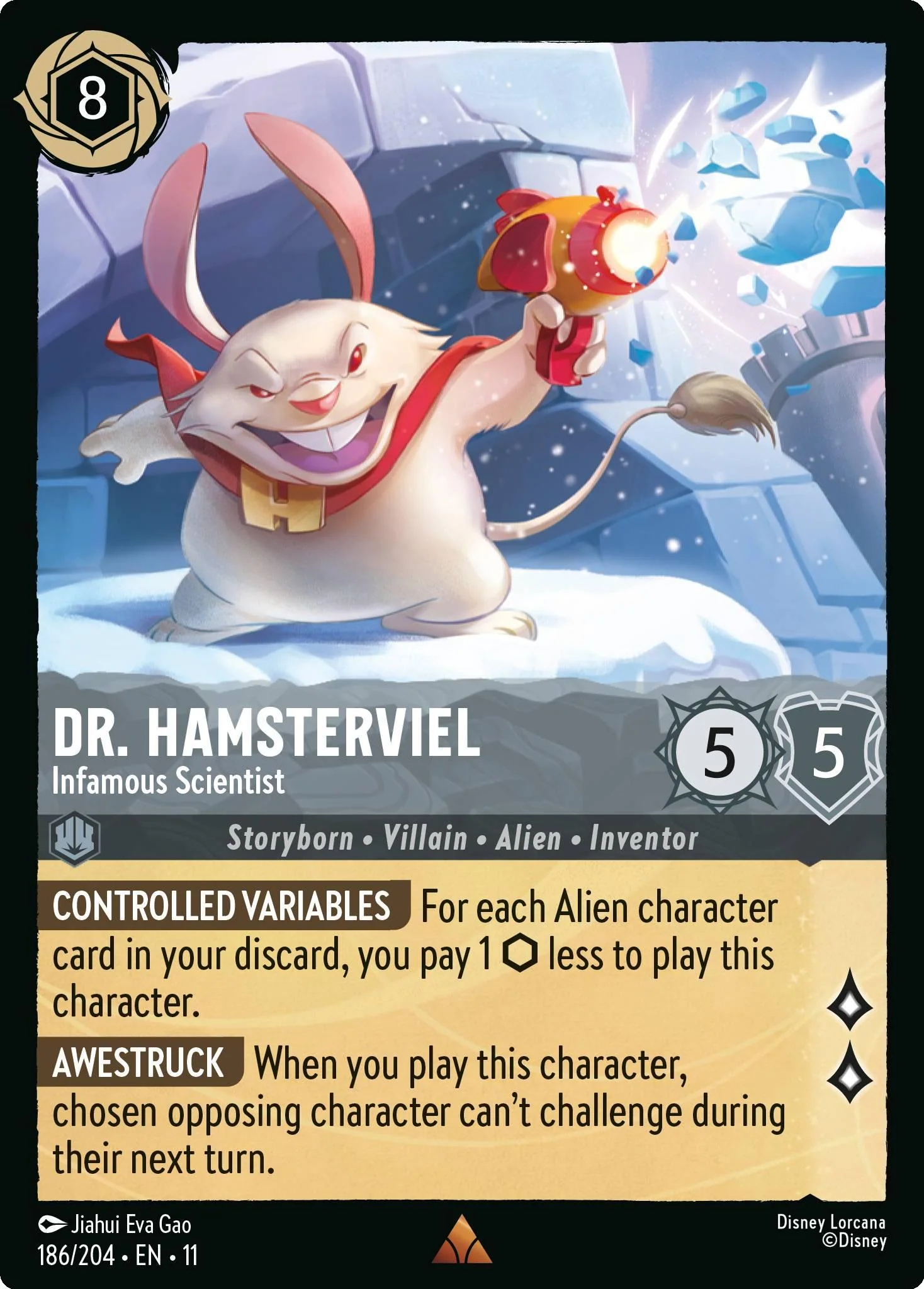Dr. Hamsterviel - Infamous Scientist - 186/204 [Winterspell] [Non-Foil]