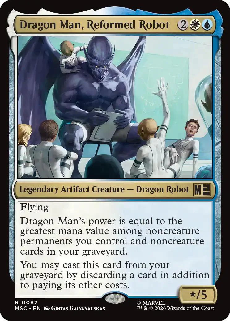 Dragon Man, Reformed Robot [82] [Marvel Super Heroes: Commander] [Non-Foil]